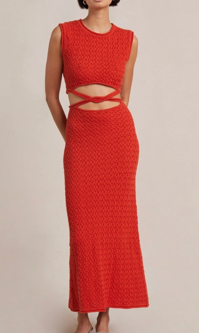 Effie Knit Dress (Red) - Bec and Bridge