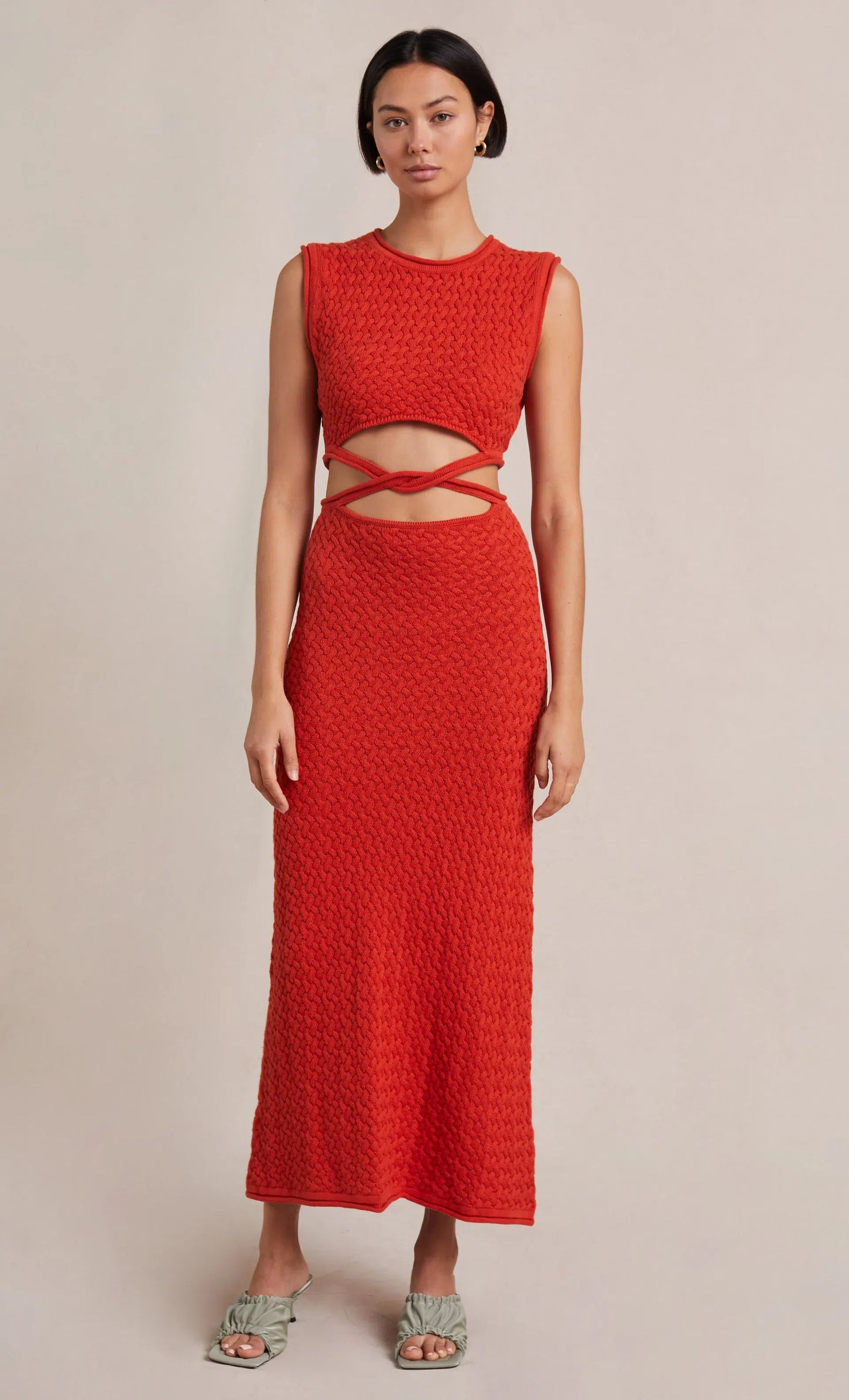 Effie Knit Dress (Red) - Bec and Bridge