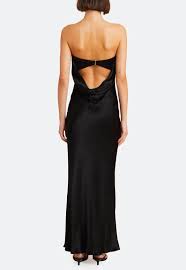 Moon Dance Strapless Dress (Black) - Bec and Bridge